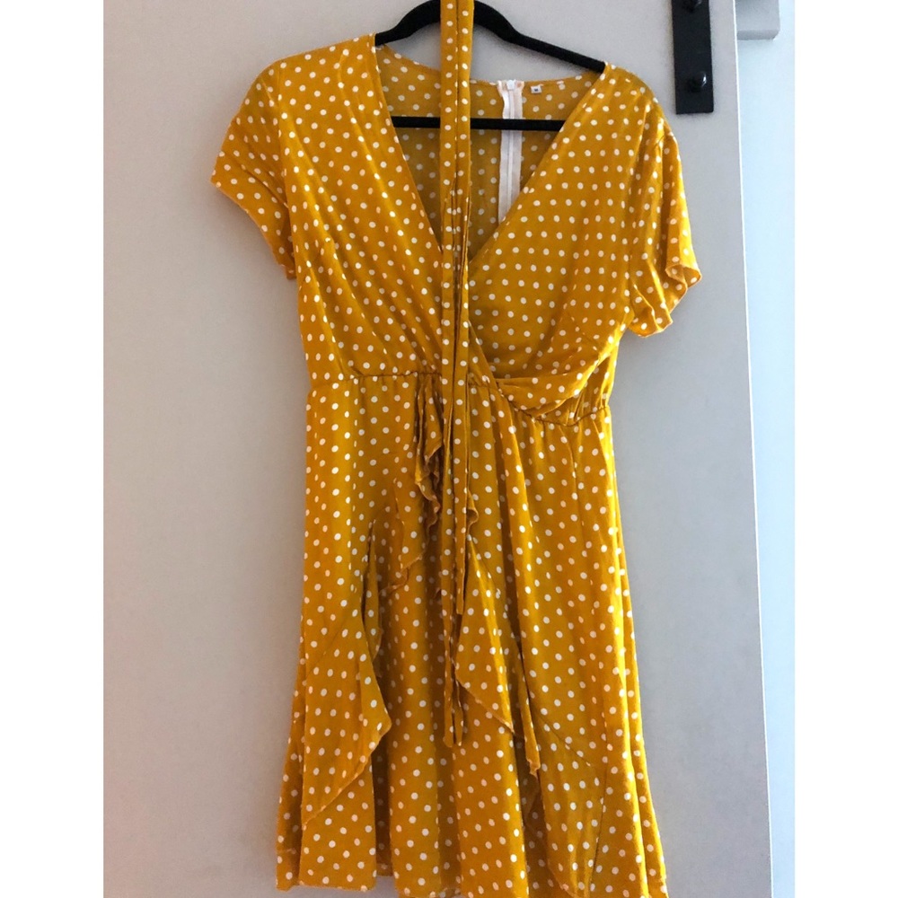 Annystore women’s vneck polka dot dress